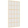 Sliding Door Gold 102.5x205 cm with Frosted ESG Glass