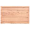 Light Brown Bathroom Countertop - Solid Oak Wood | HipoMarket