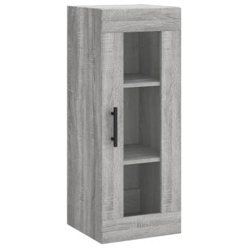 Stylish Highboard Grey Sonoma - Engineered Wood | Hipomarket