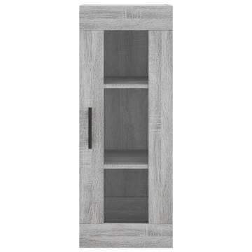 Stylish Highboard Grey Sonoma - Engineered Wood | Hipomarket