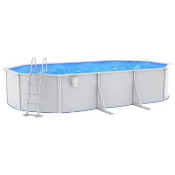 Swimming Pool with Safety Ladder - 610x360 cm | HipoMarket