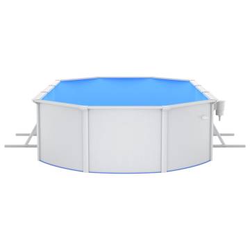 Swimming Pool with Safety Ladder - 610x360 cm | HipoMarket