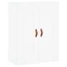 Stylish Highboard White - 69.5x34x180 cm Engineered Wood