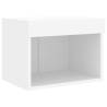 5 Piece LED TV Wall Units - White Engineered Wood | HipoMarket