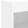 5 Piece LED TV Wall Units - White Engineered Wood | HipoMarket