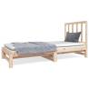 Pull-out Day Bed 2x(90x190) cm Solid Wood Pine | Hipo Market