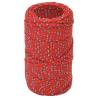 Boat Rope Red 2mm 25m - Durable Polypropylene for Boating