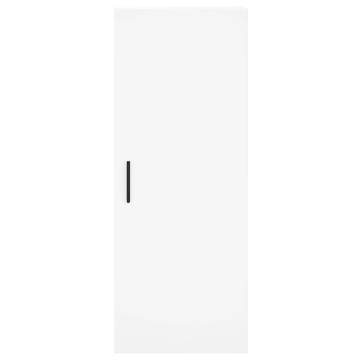 Stylish Highboard White 34.5x34x180 cm | Hipo Market