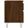 Stylish Brown Oak Bedside Cabinets - 2 pcs | Hipo Market