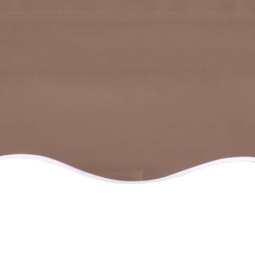 Replacement Awning Fabric - Brown 5x3.5 m | HipoMarket