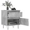 Concrete Grey Bedside Cabinet - Stylish & Functional