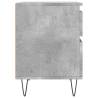 Concrete Grey Bedside Cabinet - Stylish & Functional