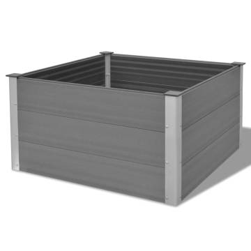 Garden Raised Bed WPC 100x100x54 cm - Durable & Stylish