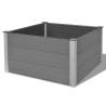 Garden Raised Bed WPC 100x100x54 cm - Durable & Stylish