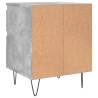 Concrete Grey Bedside Cabinet - Stylish & Functional