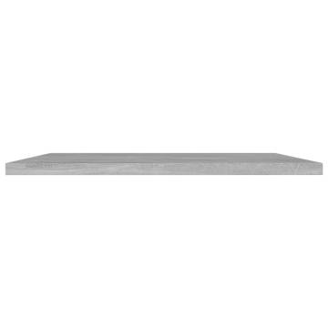 Concrete Grey Bookshelf Boards - 4 pcs | Hipomarket