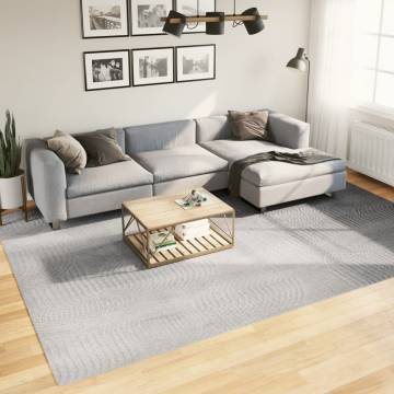 Rug IZA Short Pile Scandinavian Look Grey 240x340 cm - Hipomarket