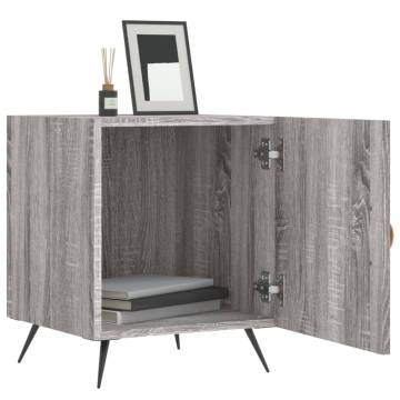 Stylish Grey Sonoma Bedside Cabinets - Set of 2 | HipoMarket