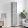 Highboard Concrete Grey 34.5x34x180 cm Engineered Wood Colour concrete grey Quantity in Package 1 Model 1 door 