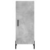 Elegant Highboard in Concrete Grey | Engineered Wood - 180 cm