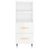 Highboard High Gloss White - Stylish Storage Solution