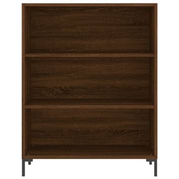 Stylish Highboard in Brown Oak - Elegant Storage Solution