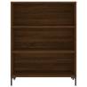 Stylish Highboard in Brown Oak - Elegant Storage Solution