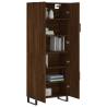 Stylish Highboard in Brown Oak | Engineered Wood Furniture