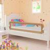 Toddler Safety Bed Rail Taupe 150x42 cm Polyester Colour taupe Size 150 x 42 cm Quantity in Package 1 