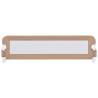 Toddler Safety Bed Rail Taupe 150x42 cm - Hipomarket UK