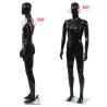 Full Body Male Mannequin - Glossy Black | 185 cm | HipoMarket