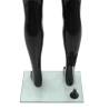 Full Body Male Mannequin - Glossy Black | 185 cm | HipoMarket