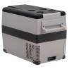 Cool Box with Handle - 35L Portable Black & Grey Cooler