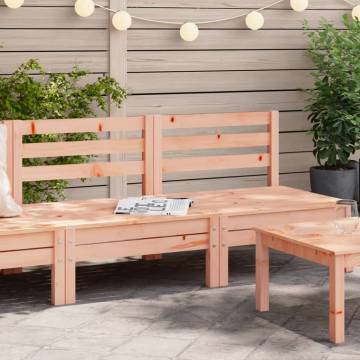 Garden Sofas Armless 2 pcs Solid Wood Douglas - Hipomarket