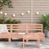 Garden Sofas Armless 2 pcs Solid Wood Douglas - Hipomarket