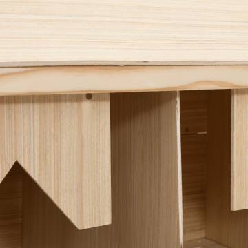 Chicken Laying Nest with 2 Compartments - Solid Pine Wood