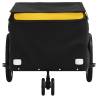 Bike Trailer Black and Yellow - 30 kg Iron Cargo Transport