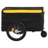 Bike Trailer Black and Yellow - 30 kg Iron Cargo Transport