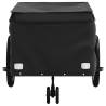 Bike Trailer Black - Durable 45 kg Cargo Capacity