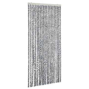 Fly Curtain Grey Black & White 100x200 cm - Insect Protection