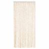 Fly Curtain Beige and White 90x200 cm Chenille - Hipomarket