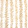 Fly Curtain Beige and White 90x200 cm Chenille - Hipomarket