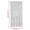 Fly Curtain Grey 90x200 cm - Chenille Insect Protection