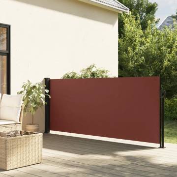 Retractable Side Awning - Brown 120x300 cm | HipoMarket