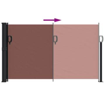 Retractable Side Awning - Brown 120x300 cm | HipoMarket