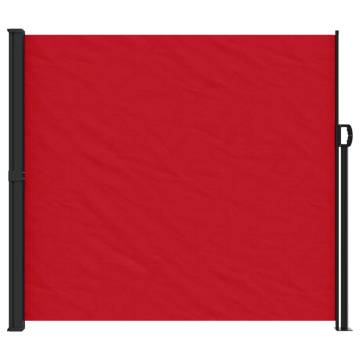 Retractable Side Awning Red 180x500 cm - Privacy & Style