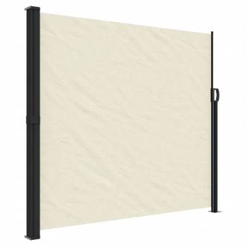 Retractable Side Awning Cream 180x600 cm - Privacy Screen