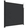 Retractable Side Awning Black 200x600 cm - Stylish Privacy Screen