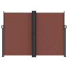 Retractable Side Awning Brown 180x600 cm - Privacy Solution