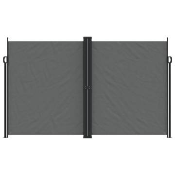 Retractable Side Awning Anthracite 200x600 cm - Hipomarket